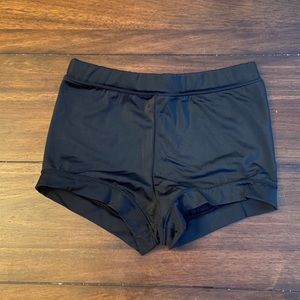 Black Dance Booty Shorts